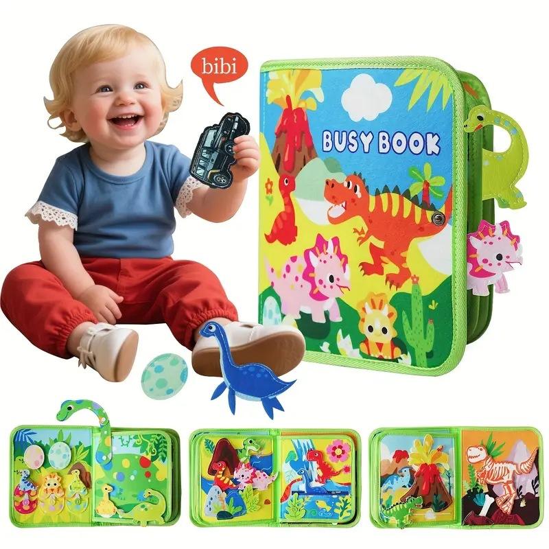 Farm Busy Book for Toddlers Boys Girls Kids Toys Educational Quiet Activity Book Toddler Travel Montessori Toys Birthday Gifts