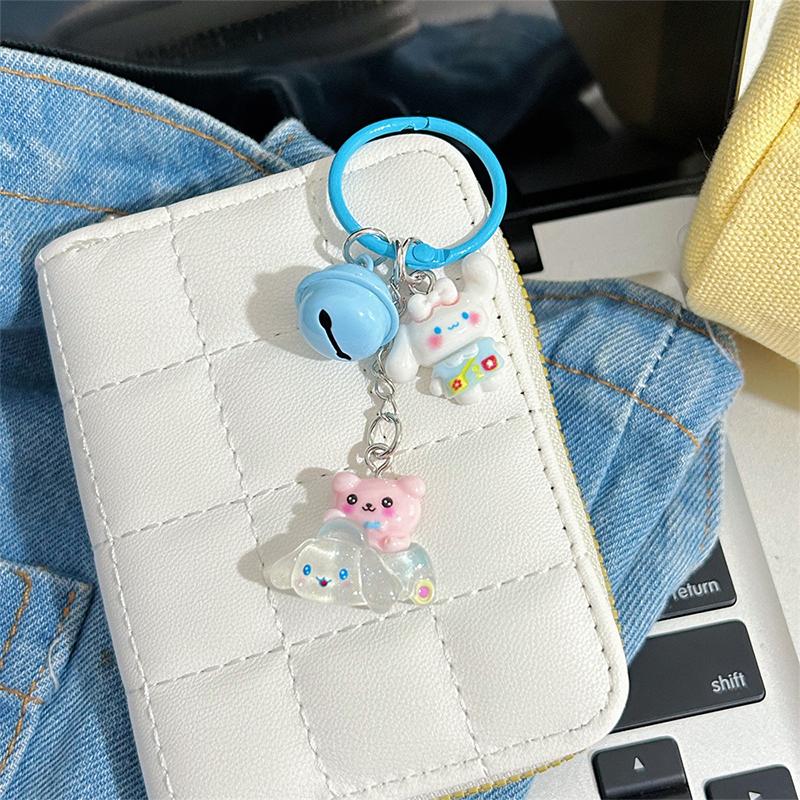 Cute Cartoon Keychain Pendant Sweet Exquisite Backpack Decoration Accessories Fashion Creative Personality Dolls Key Ring Gifts