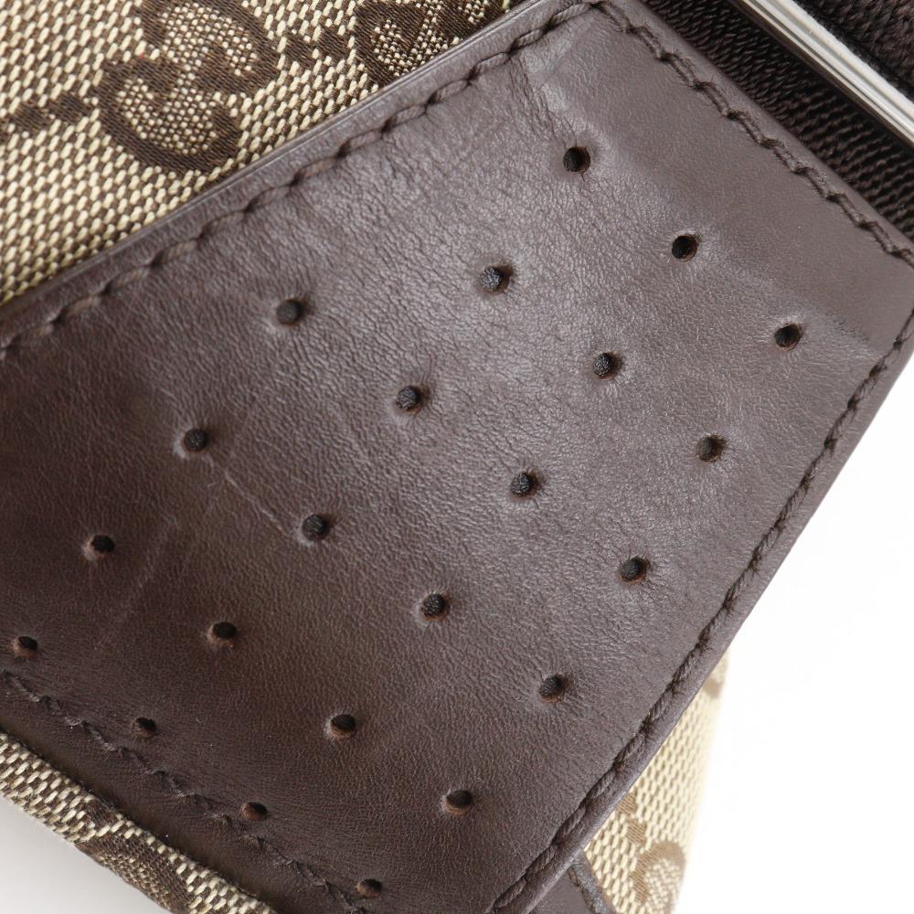 GUCCI Waist bag body bag 145851 beige GG canvas mens Used