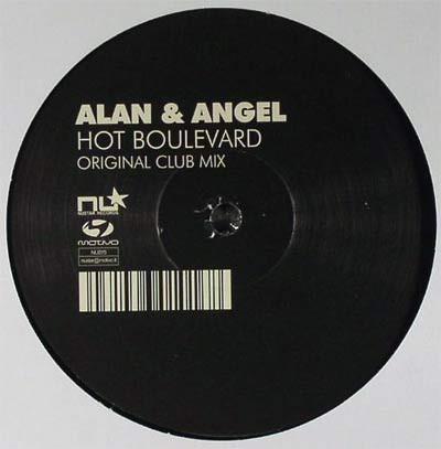 

12inch Record ALAN & ANGEL - Hot Boulevard NU015 Nustar Records 2005 Italy Dance & Electronica Used