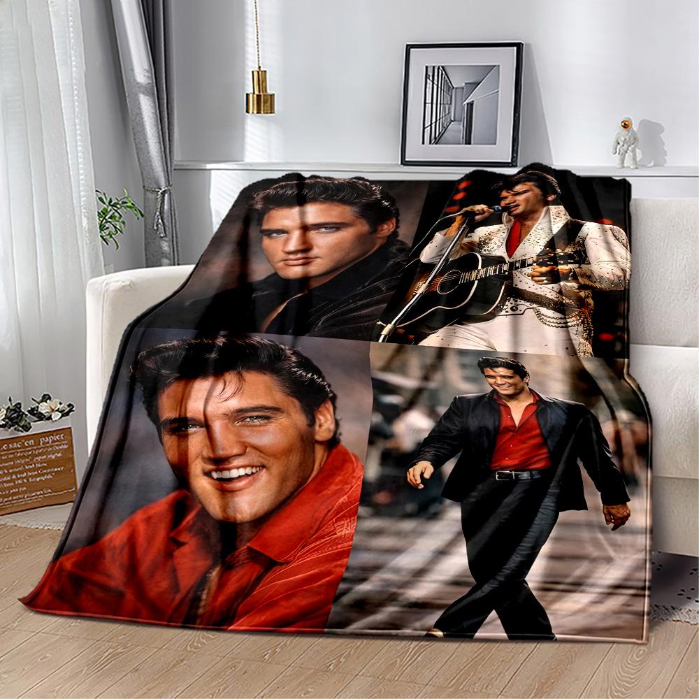 Elvis Blanket Warmthful Decor Suitable For Livingroom Chair Seaside For All Occasions Modern Ideal Gift For Friends Family Couples Picnic