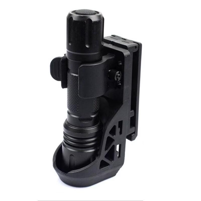 Tactical 360-Degree Rotatable Quick Release Flashlight Holster