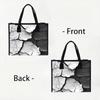 Trendy Cracked Print Tote Bag Stylish Casual Shoulder Handbag for Daily Use