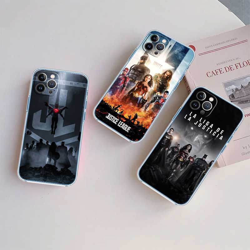 RE42 Justice league Transparent Phone Case for Motorola Moto Edge 20 30 40 50 S30 Fusion Ultra Pro Neo Lite + G200 G23