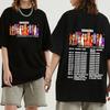 Summer Fashion Trendy Tee Shakira Las Mujeres Ya No Lloran World Tour 2026 T-shirt Man Woman Harajuku Short Sleeve O-neck Casual Shirt