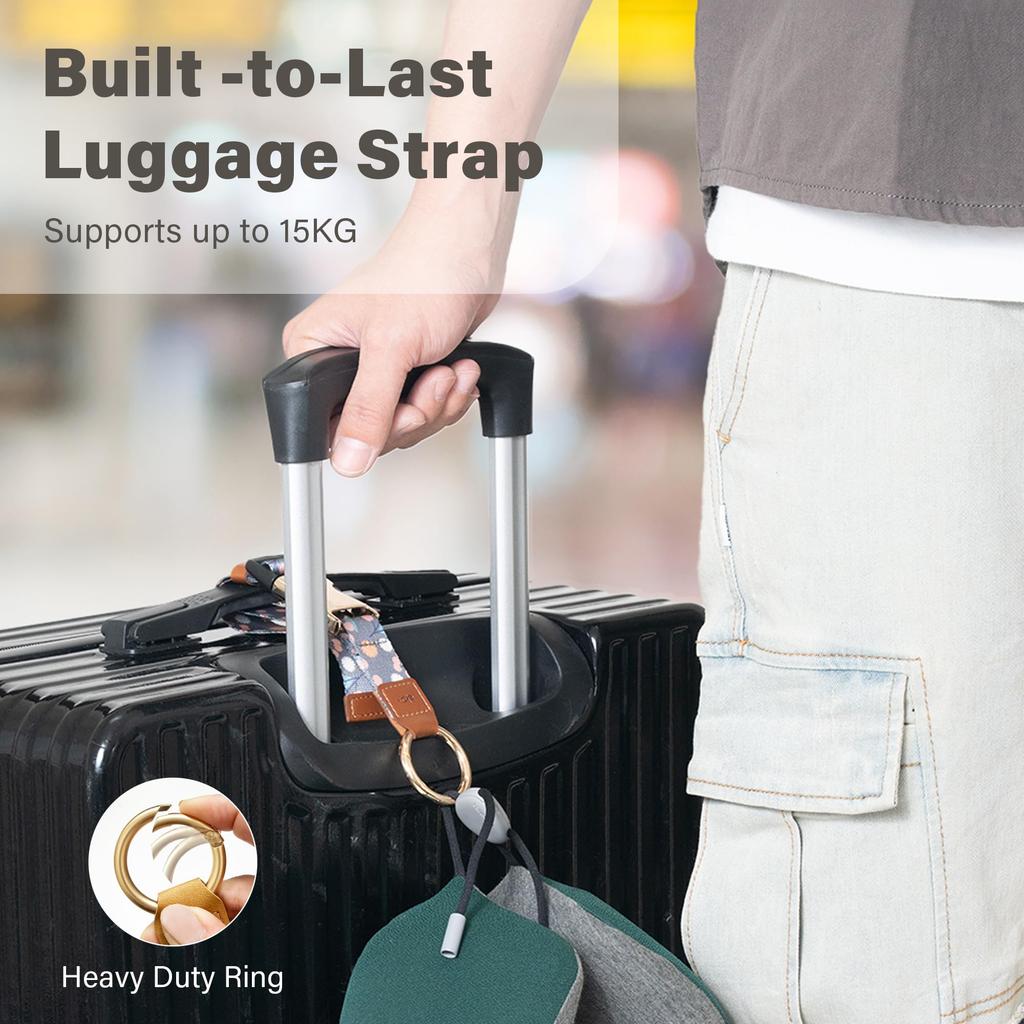 Luggage Jacket Fastening Travel For Frees Both Carry Backpack Made of Nylon [EKAX] Strap, Holder, One-touch Belt, Portable, Belt, Accessory, Travel,