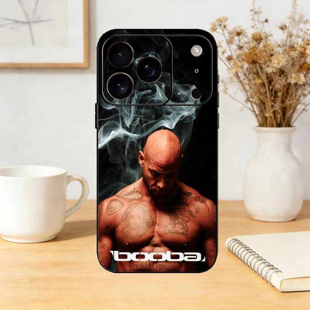

Booba singer b2o 92i Phone Case For iPhone 17,16,15,14,13,12,11 Plus,Pro Max,SE4Soft Silicone Black Cover iPhoneXSMAX