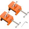 Cabinet Installation Clamps | Cabinetry Clamp for Easy and Quick Face Frame Installation, Cabinet Clamps with Two Side Screws and Drill Hole Guide