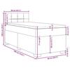 VidaXL Sommier à lattes de lit avec matelas Rose 90x190 cm Velours, lit, lit à plate-forme, lit à panneaux, meuble de 3288503