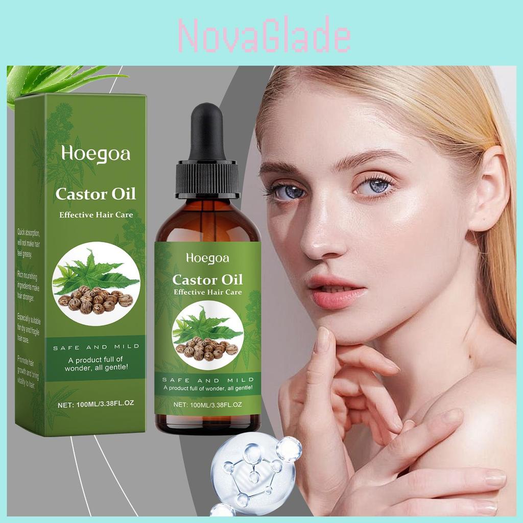 Hoegoa Castor Oil Hair Care Lotion Nourishing Moisturizing Hair Treatment For Shine