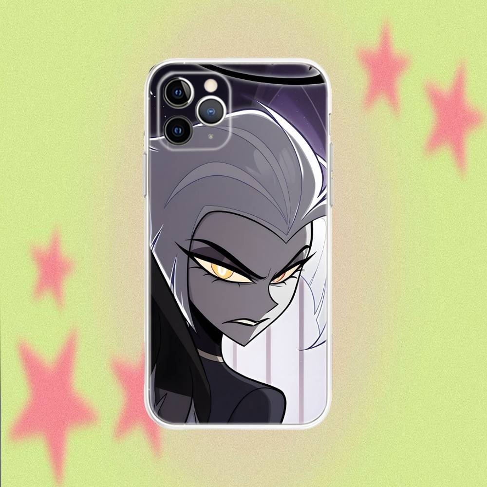 Lute H-HazbinS  Transparent Clear Soft Phone Case For iPhone 17,16,15,14,13,12,11,Air,X,XR,Pro,Max,Plus Cover