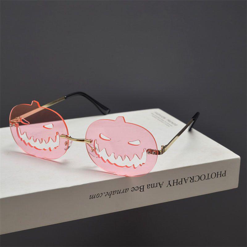 Halloween Pumpkin Glasses: Celebrity Cosplay Funny Sunglasses for Couples
