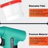 120000PRM High Power Turbofan Violence Fan Compressed Air Duster 3 Speed Handheld Blowing Sunction Air Blower Brushless Jet Fan
