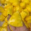 Shapeable Cheese Toy Squeeze Toy, Anxiety Relief Triangle Sensory Cube Pinch Slow Rising Home Office Relaxation Tool Soft Stress