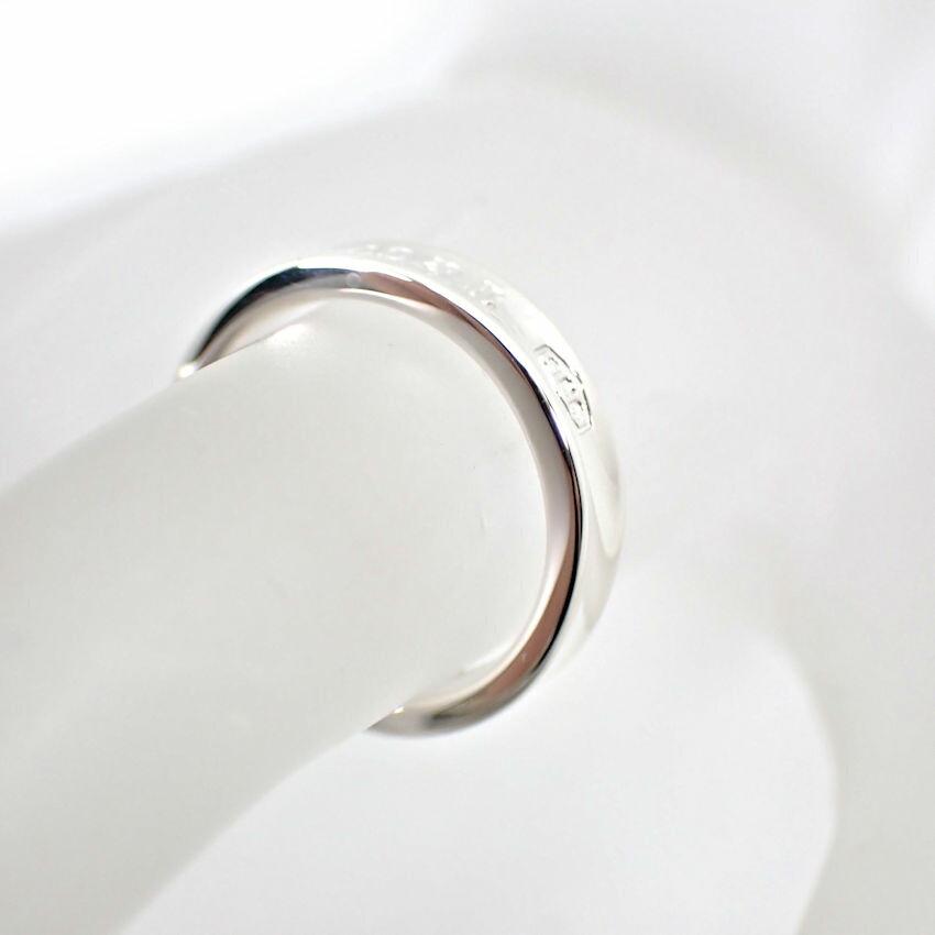 [Used] TIFFANY 925 1837 Narrow Ring/Size 9/g538-65
