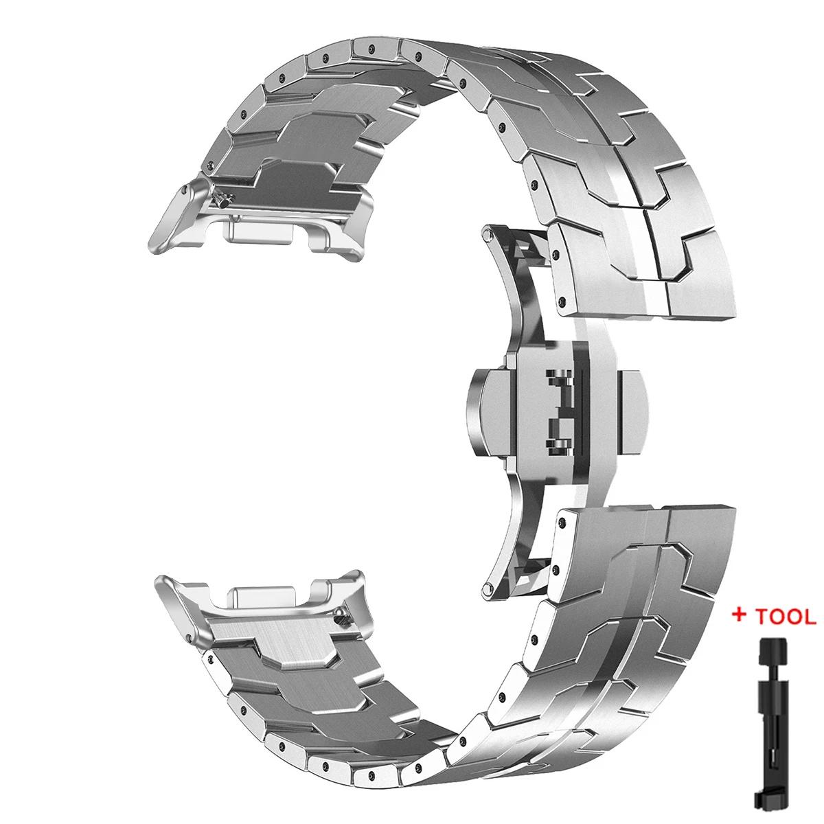 

Stainless Steel Band for Samsung Galaxy Watch 8 40mm 44mm Ultra 2 Correa Band Strap for Galaxy Ultra 47mm/8 Classic Watchband Galaxy 7 Ultra 47mm