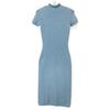RalphLauren PURPLE LABEL Blue knit high neck short sleeve dress dress XS blueUsed
