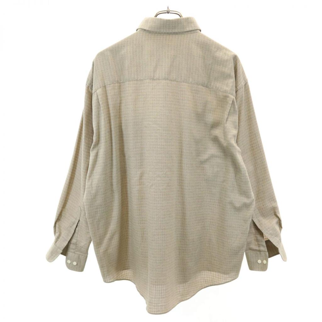 Yves Saint Laurent 90s Old Check Pattern Long Sleeve Button Down Shirt L Men's Used