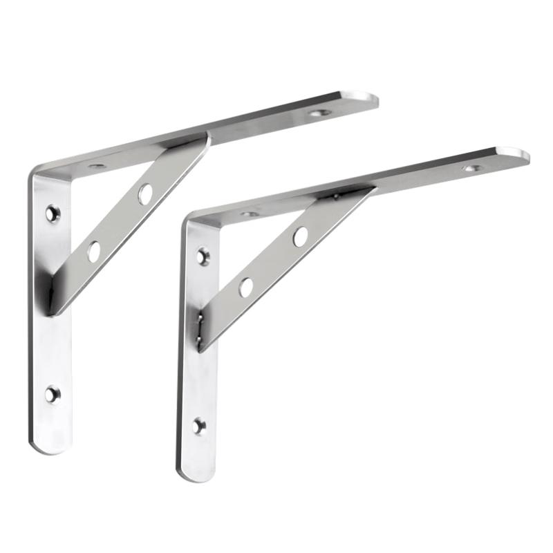 HSDIC HKQS-45 Thickened Stainless Steel Triangle Brackets