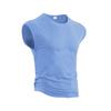 Summer Loose Solid Color Sleeveless Vest Youth Men's T-shirts