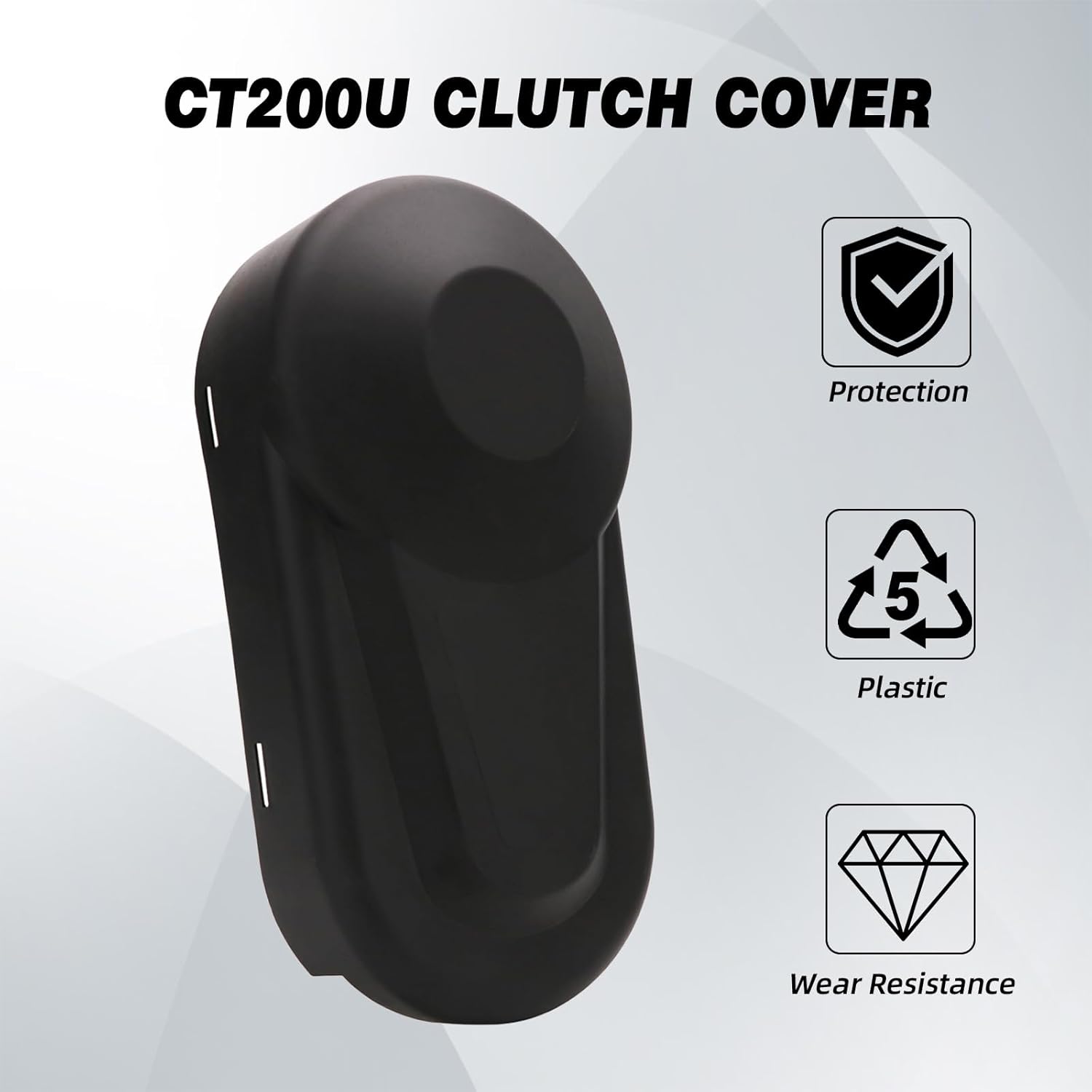 JFG RACING Mini Bike Clutch Cover For BT200X CT200U Trail CT200U-EX Predator 212CC 196CC 200CC RM250 Mini Bikes Baja Motorsports Parts Black