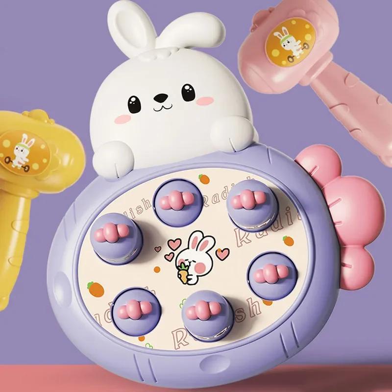 Toys Educational Cartoon Montessori Baby Toddler Birthday Animal Theme Knocking Game Parent Child Board Hammering Game Gift