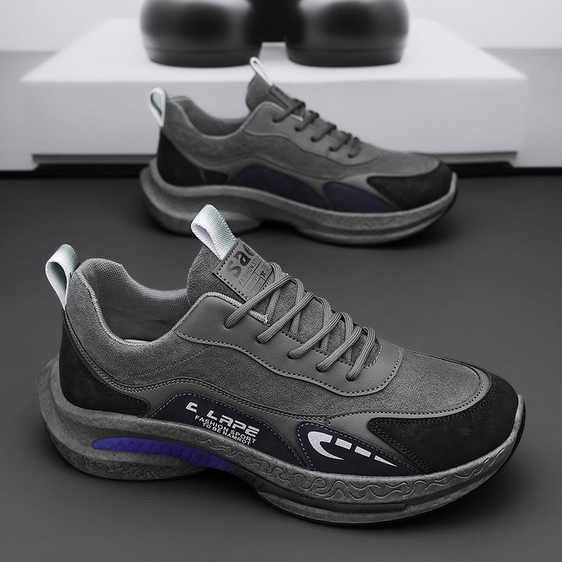 

Summer new leather low-top slip-on Forrest Gump shoes youth daily casual versatile shoes men s shoes 44