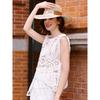 DIMANAF 2026 New Summer Women Vest T-Shirt Sleeveless Basic Fashion Tops Lace Tees Casual Loose Green Tees 255