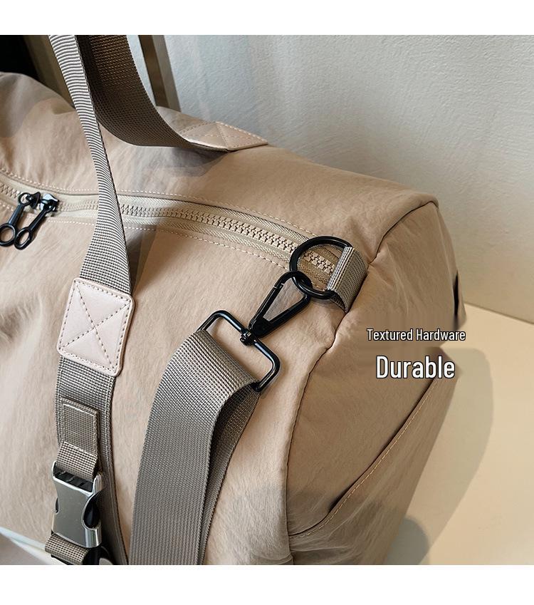 Cross-border Handheld Travel Bag with Wet/Dry Separation, Shoe Compartment, & Fitness/Sports Use.