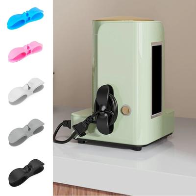 5pcs Kitchen Appliance Cable Organizer Storage Household Rice Cooker Wire Storage Punch-free Holder Household Power Cord Organizer