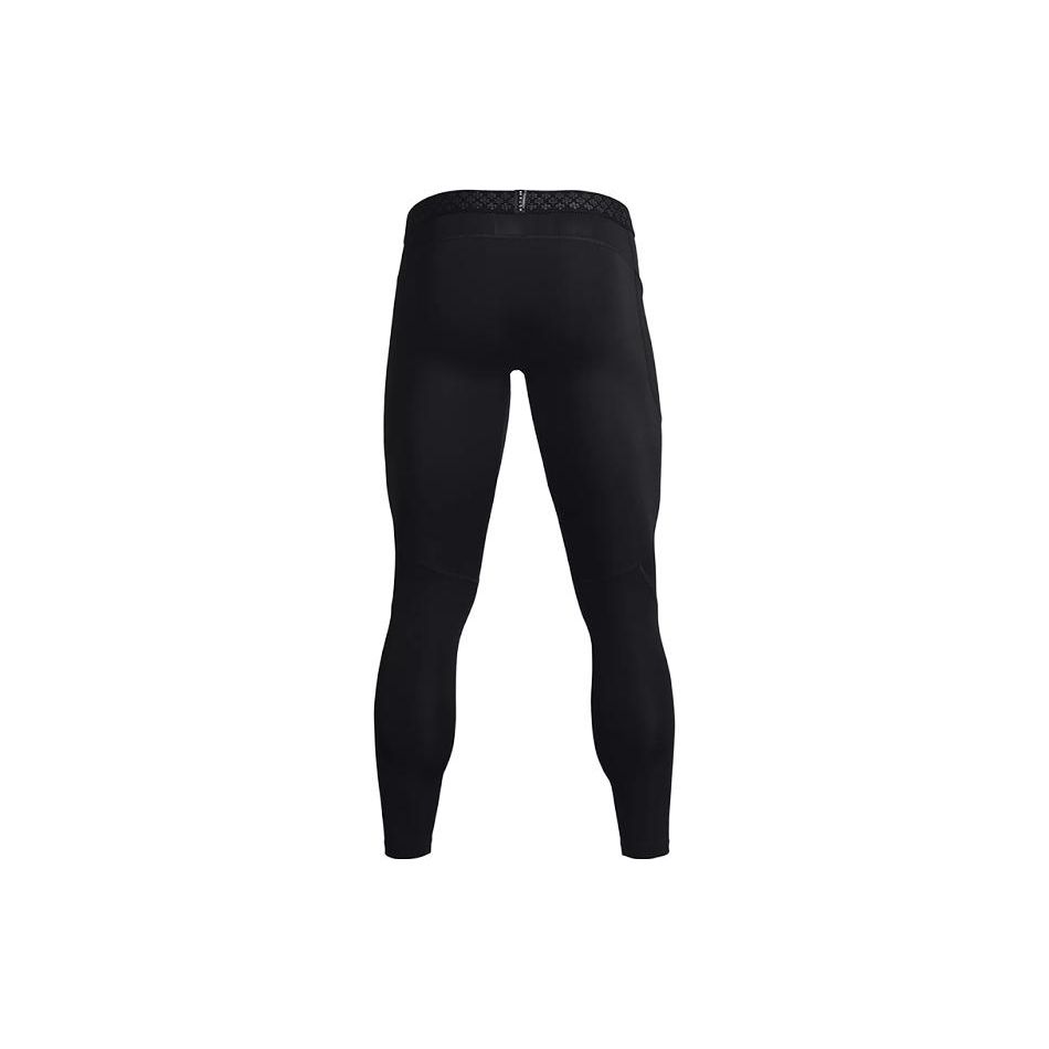 Under Armour Rush Logo Print Nine-Point Training Running Pants Men Pants Black 1366060-001