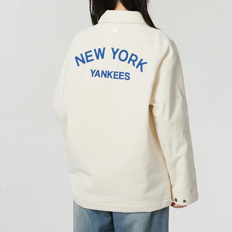 New MLB New York Yankees Shirt Unisex Dark Cream 3AWSV0146-50CRD