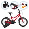 Children's Rowing Machine Attabo Knack 16" Red Lightweight Side Wheels Aluminum