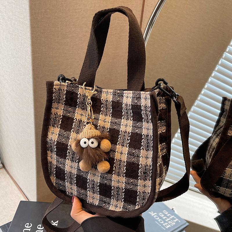 Modische Taschen für Damen Neue modische One-Shoulder-Umhängetasche für Damen Ins Retro Vielseitige One-Shoulder-Handtasche