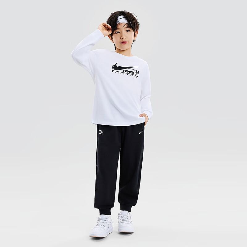 Nike Kids' Cotton Long Sleeve T-shirt & Pants Set