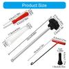 Valves Stem Tire Repair Tool Kit with Metal Hand Tool for Car and Motorcycle Maintenance, Manual Service Set for Garage Use