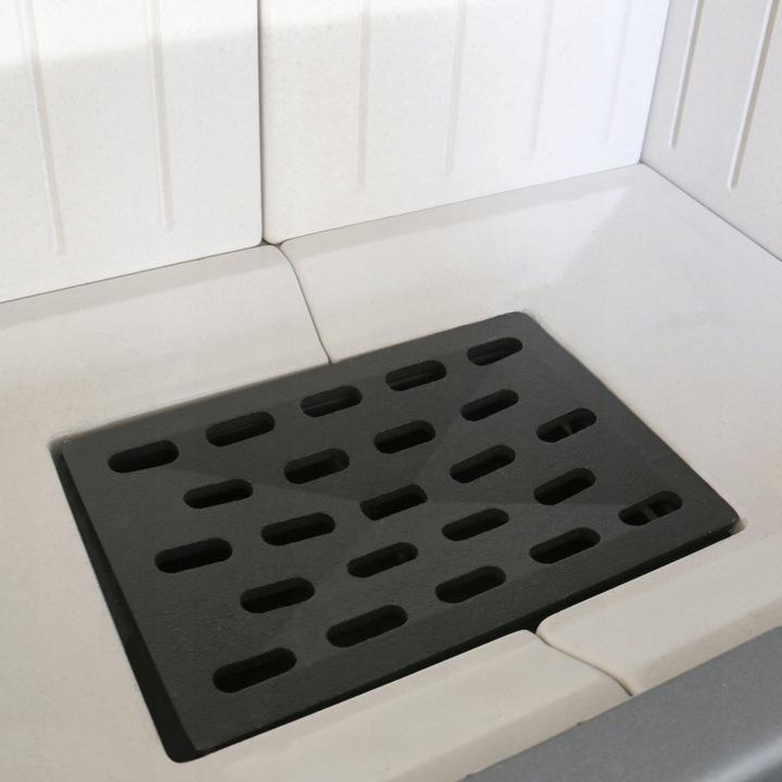 Steel fireplace KRATKI LUCY SLIM left 10 kW Ø 160 self closing door
