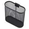 Wall Mounted Pen Holder Desk Rack Mesh Pencil Marker Organizer with Metal Hook for Office