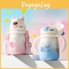 Baby Insulation Cup With Straw And Portable Handle For Toddler Travel And Gift
