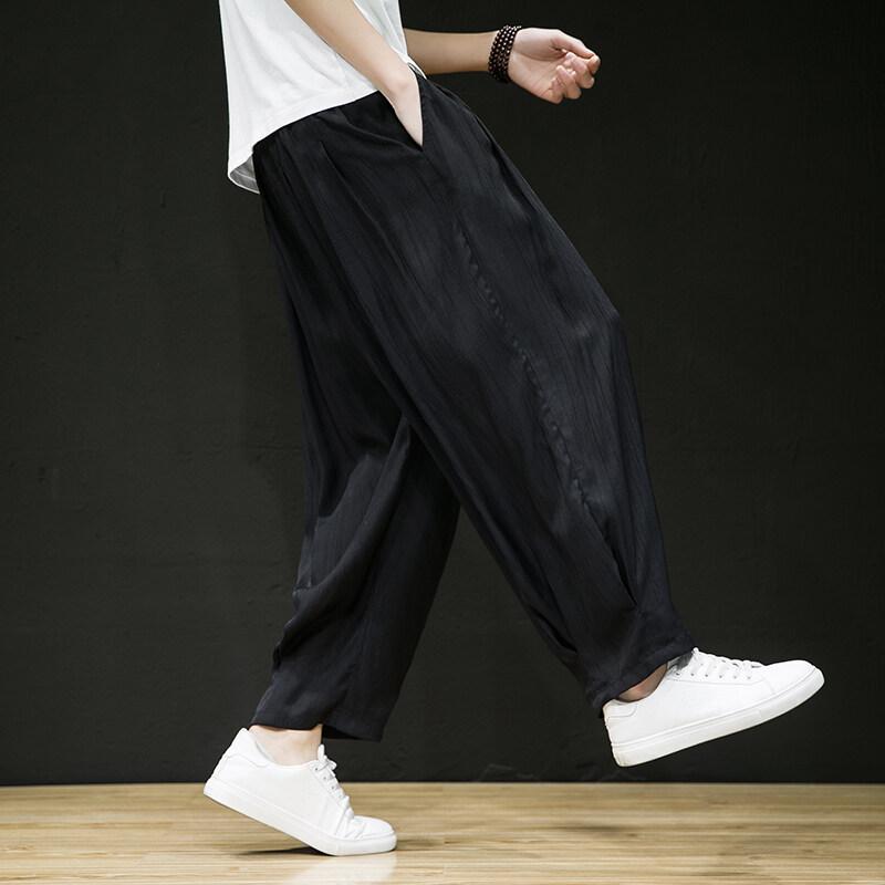 Pantaloni Harem Streetwear Bărbați Primăvara 2025 Pantaloni Bărbați Oversized Vintage Pantaloni de Trening Stil Chinezesc Bărbați Pantaloni Casual