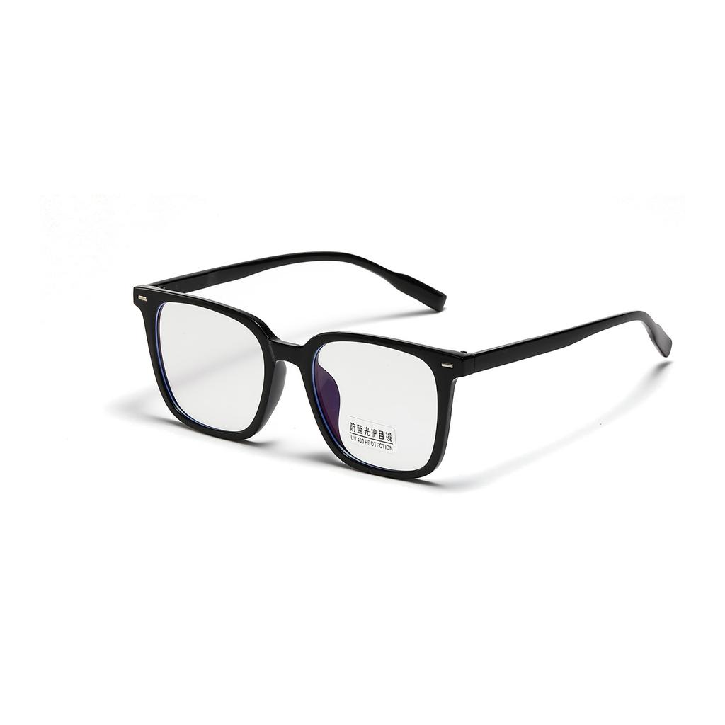 Transparent Frame Glasses Men'S Square Literary Glasses Frame Women'S College