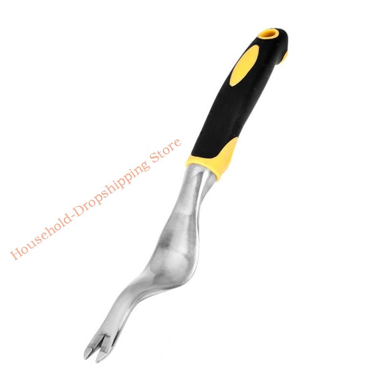 85AD Versatilitys Aluminum Gardening Weeder Tool Root Remover With For Effective Soil Aeration Plant Maintenance