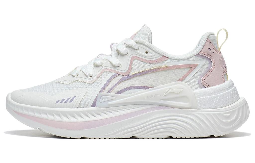 Li Ning Cyan Journey Textile, Synthetic Leather Slip Resistant Abrasion Resistant Low Top Sports Casual Shoes Women's AGLT058-4
