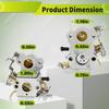 Carburetor for Poulan Pro PP4218A PP4218AVX PP4018 18" 40cc 42cc Chaaw Carb