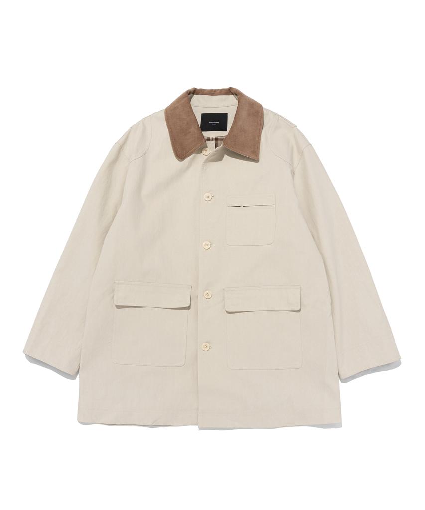 CARGOBROS FOR WOMAN Amekaji Cotton Work Jacket (Beige)