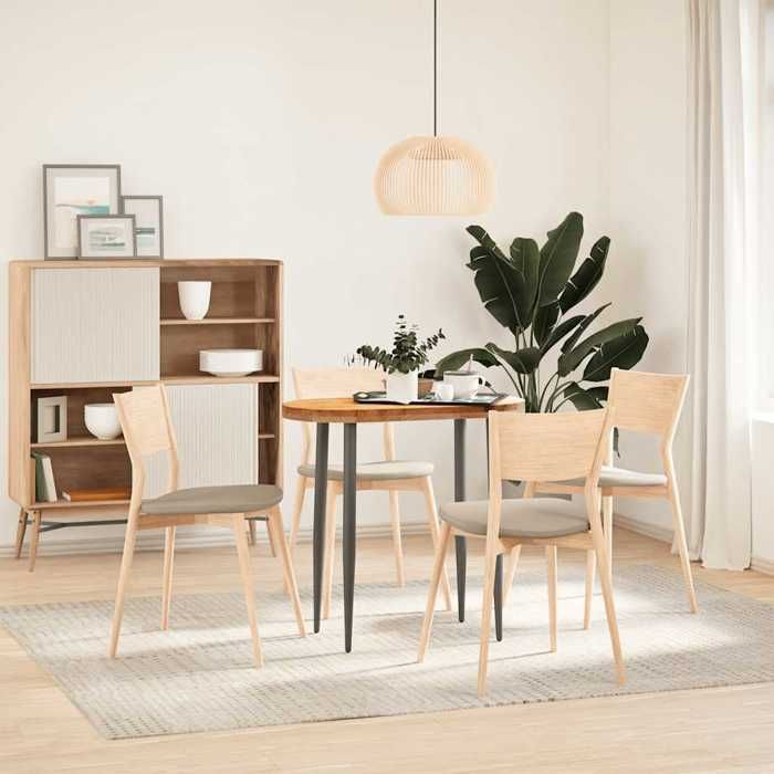 VidaXL Table Top 80x40x4 Cm Solid Oak Wood Oval, Coffee Table Top, Replacement Table Top, 4009073