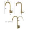 Kitchen Brushed Gold Sink Faucet Stainless Steel Water Filter Taps Hot and Cold Water Mixer Torneiras De Cozinha Grifo Cocina