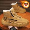 Snow boots men's winter warm antifreeze piled thickened men's cotton shoes waterproof and non-slip thick-soled cotton shoes