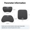IWJ3  2025 Hot Car Seat Special Accessories Ice Silk Headrest Lumbar Cushion Pad For Mercedes Benz AMG W203 W206 W220 W205 W211 W212 W