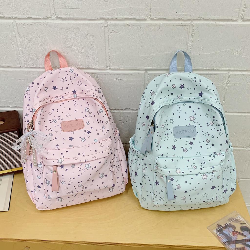 Schoolbag star printing large capacity junior high school student schoolbag to reduce the burden of spine protection high value commuter